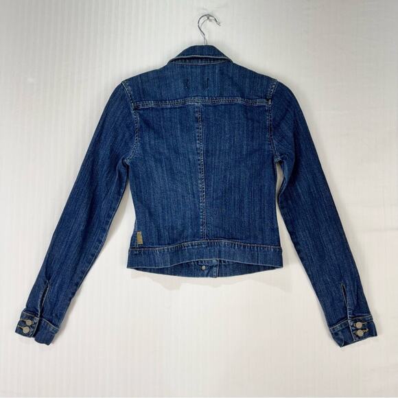 Paige Chantal Classic Fit Denim Jacket Medium Wash Blue Jean Women's Size XS - Picture 5 of 5